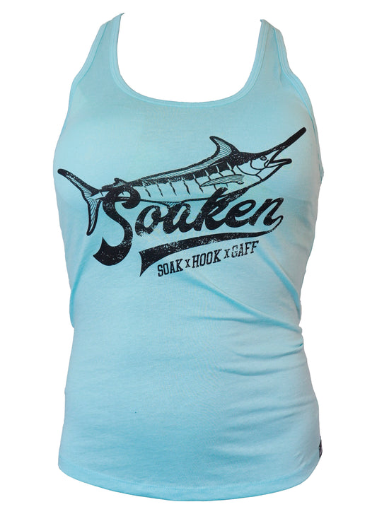 Blue Womens Tank Top